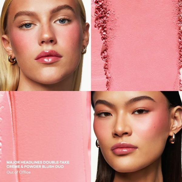 Подарунковий набір Patrick Ta Patrick's Glow Gloss - Ice Me Down (двофазні рум'яна + блиск для губ) 117917 фото