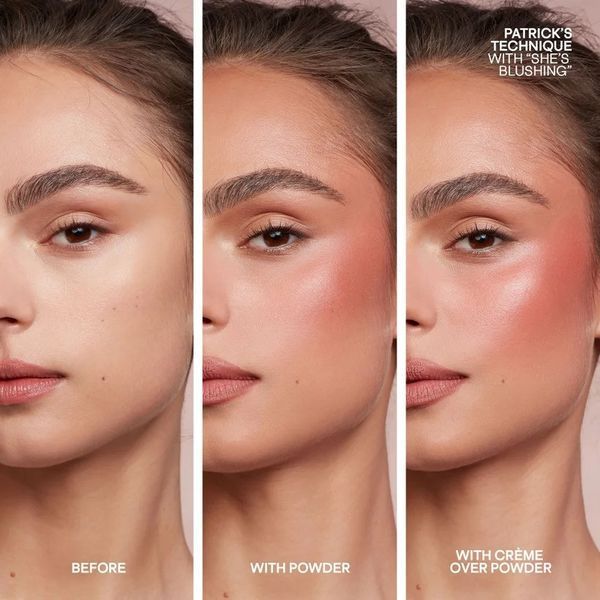 Подарунковий набір Patrick Ta Patrick's Glow Gloss - Ice Me Down (двофазні рум'яна + блиск для губ) 117917 фото