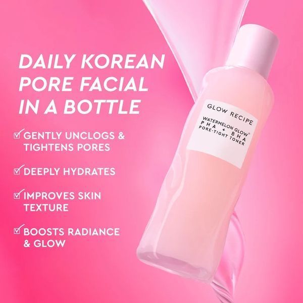 Набор для ухода за лицом Glow Recipe Watermelon Glow Dewy Skin Routine (тонер 40 мл, сыворотка 40 мл, крем-гель 50 мл, маска 1 шт) 117898 фото
