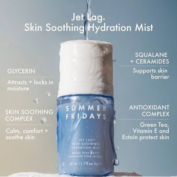 Зволожуючий міст для обличчя Summer Fridays Jet Lag Skin Soothing Hydration Mist 50 мл 117743 фото