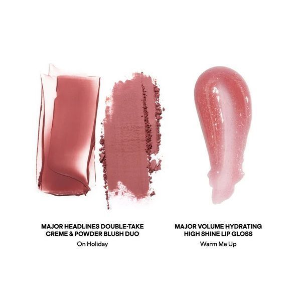 Подарунковий набір Patrick Ta Patrick's Glow Gloss - Warm Me Up (двофазні рум'яна + блиск для губ) 117918 фото