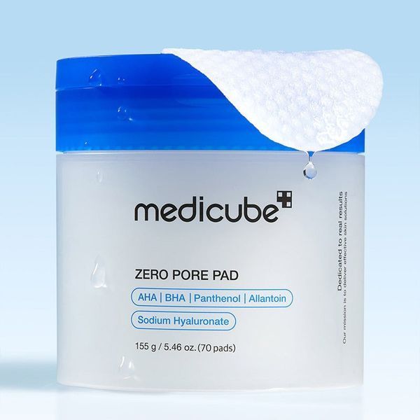 Пилинг-пэды Medicube Zero Pore Pad 2.0 для очищения и сужения пор 70 шт 117807 фото