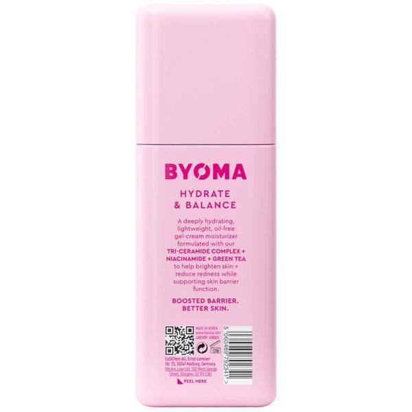 Гель-крем Byoma Moisturising Gel Cream Hydrate Balance зволожуючий 50 мл 116740 фото
