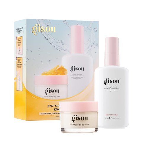 Дорожный набор Gisou Soften Smooth Travel Set Смягчение и гладкость (маска 25 мл, кондиционер 60 мл) 117052 фото